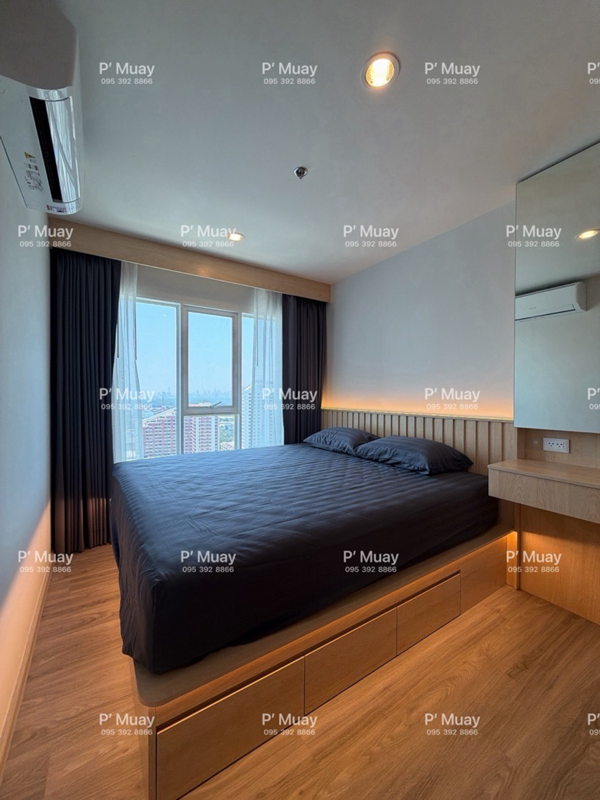 ให้เช่า ห้องสวย 🌈 บิ้วอิน 🅰️ วิวโล่ง สวย 📍 มี เครื่องซักผ้า มี📱Digital door lock📱❤️ค่าเช่า 11,000 บาท #RegentHomeBangna