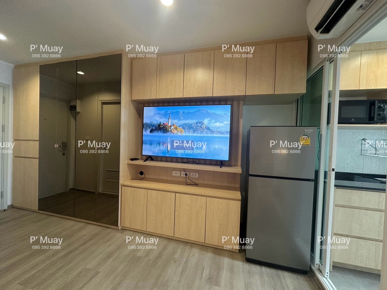 ✅️ พร้อมอยู่ ✅️ จองได้นะคะ   ให้เช่า🏡🅰️ ห้องบิ้วอิน หรูหรา Smart TV จัดเต็ม 📱Digital door lock📱 📍มีเครื่องซักผ้าฝาหน้า + เครื่องอบผ้า 9 kg #รีเจ้นท์โฮมบางซ่อน28 ❤️ค่าเช่า 9,000 บาท
