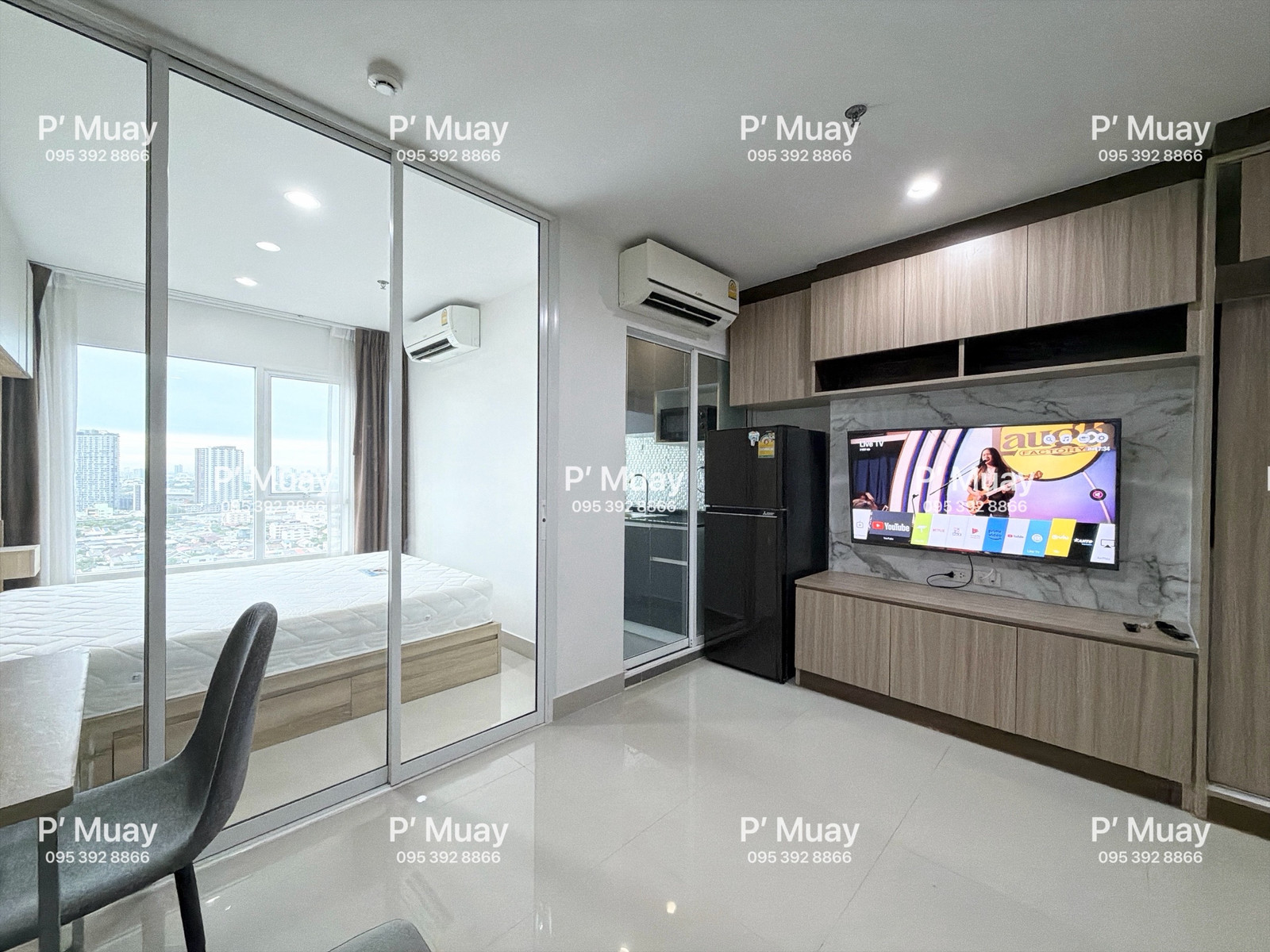 ✅ พร้อมอยู่ ✅ จองได้นะคะ   ให้เช่า ห้องบิ้วอิน สวยจัดเต็ม วิวโล่ง 📍มีเครื่องซักผ้าฝาหน้า #รีเจ้นท์โฮมบางซ่อน27 ❤️ค่าเช่า 8,000